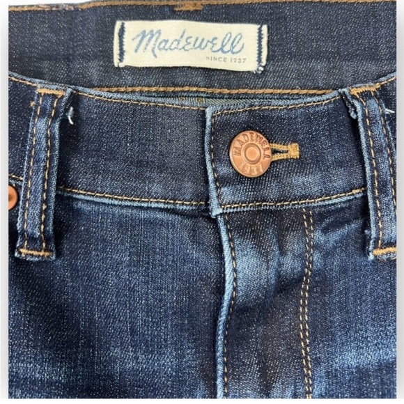 Madewell 9” Mid Rise Skinny Jeans Danny Wash Ankle length Style E0259 Sz 27 NWOT - Picture 7 of 16